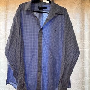 Ralph Lauren Light Blue Gingham Shirt